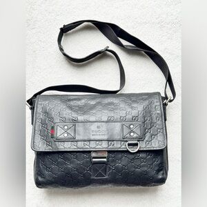 GUCCI Guccissima Messenger Bag